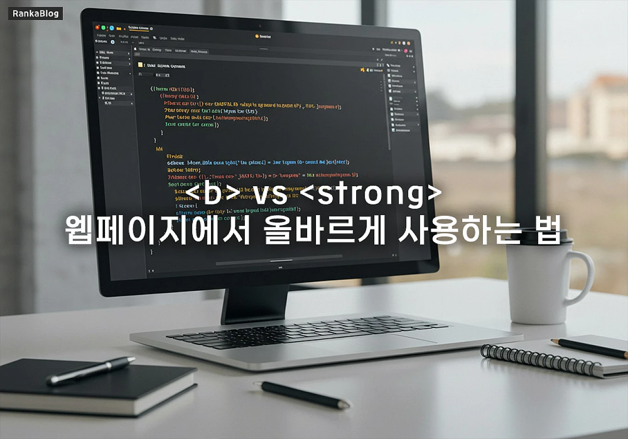 <b>와 <strong> 태그: SEO와 UX를 모두 잡는 방법