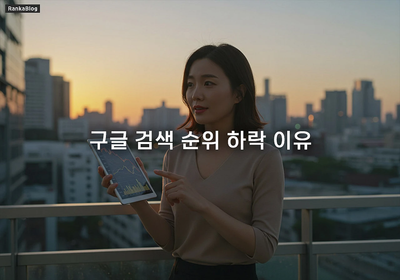 구글 순위 하락, SEO 전문가가 말하는 진짜 이유