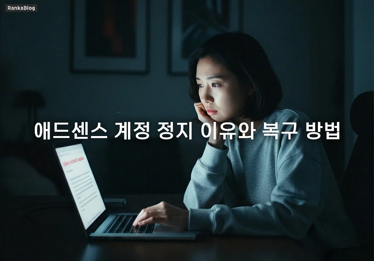 애드센스 계정 정지 이유와 복구 방법: 실수로 정지된 계정을 되살리는 전략