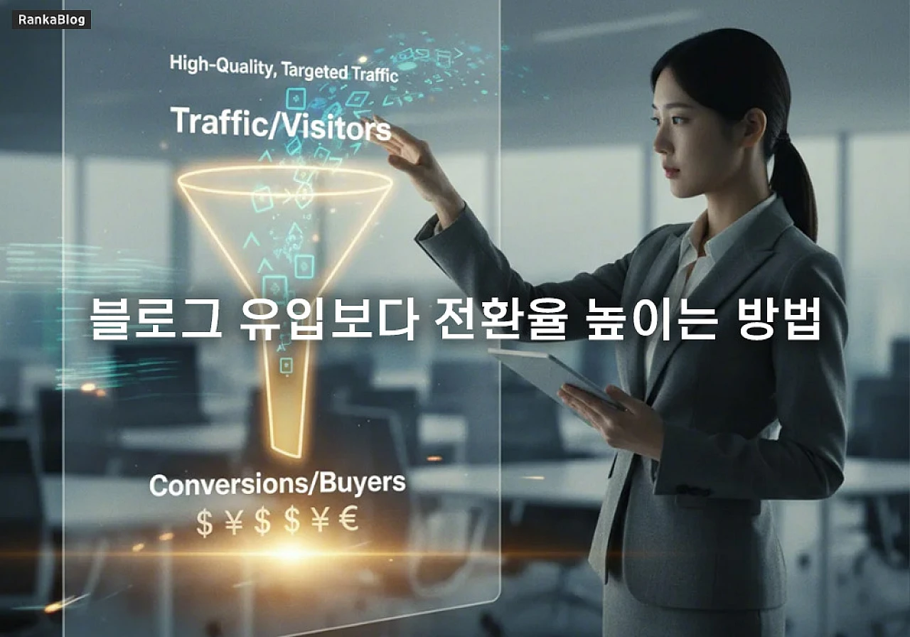 블로그 유입보다 전환율 높이는 방법: 단순 방문자를 실제 구매자로 바꾸는 7가지 전략