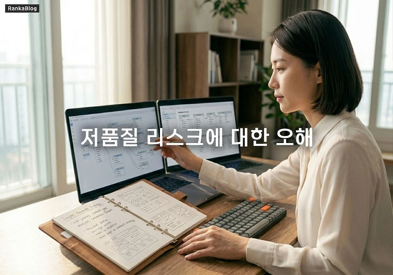 저품질 리스크에 대한 오해와 안전한 구글 검색 최적화 가이드 분석
