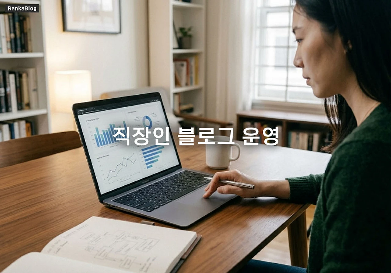 직장인 블로그 운영, 하루 1시간으로 성과 내는 분할 글쓰기 요령