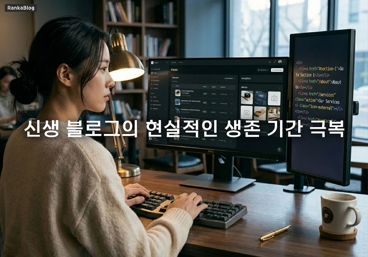 초기 유입 제로 구간을 버티는 신생 블로그의 현실적인 생존 기간 극복 요령