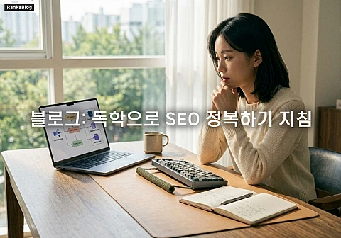 블로그 강의에 수백만 원 쓰지 마세요 독학으로 SEO 정복하기 지침