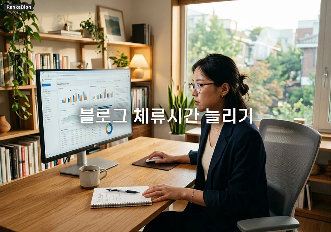 블로그 체류시간 늘리기 성공을 위한 글쓰기 루틴과 시각적 요소 배치