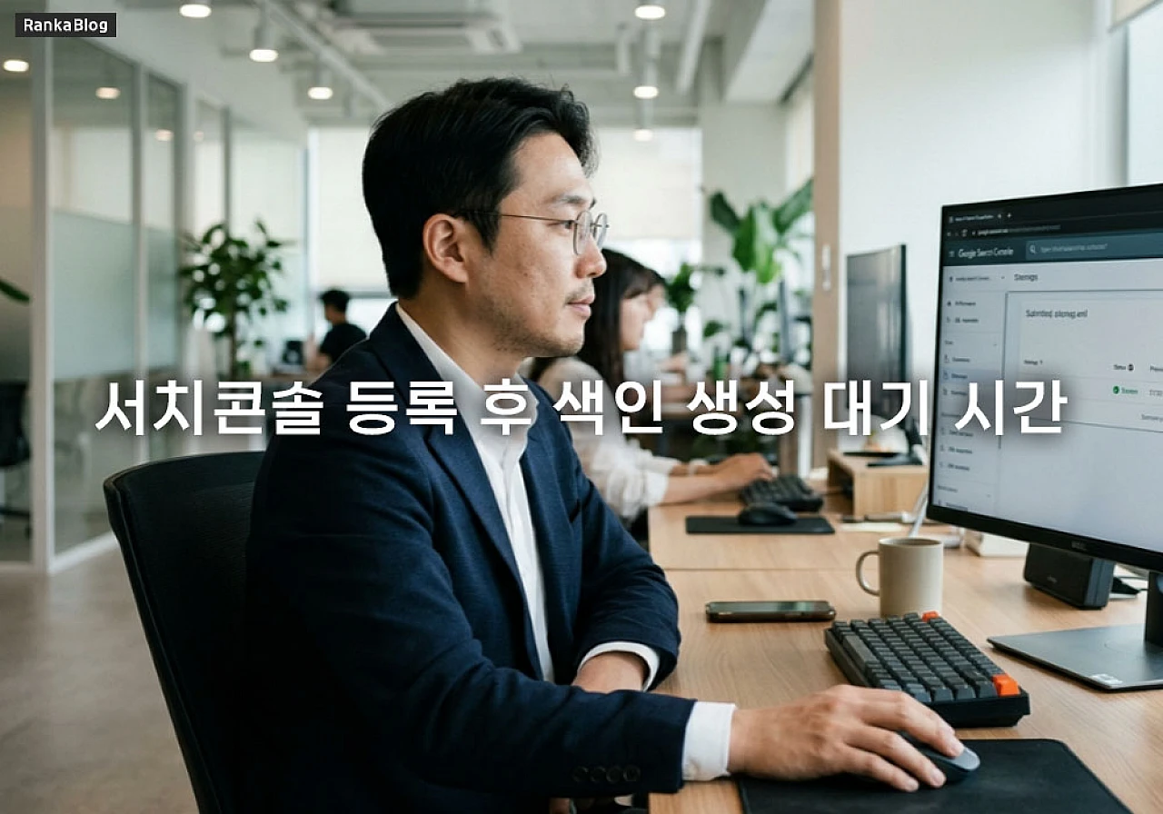 구글 검색 노출 첫걸음: 서치콘솔 등록 후 색인 생성 대기 시간