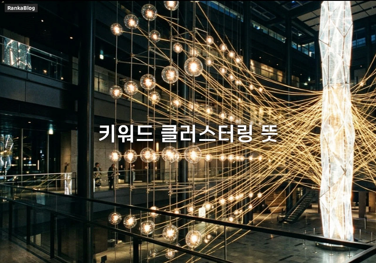 키워드 클러스터링 뜻과 블로그 운영할때 필수적인 이유 정리