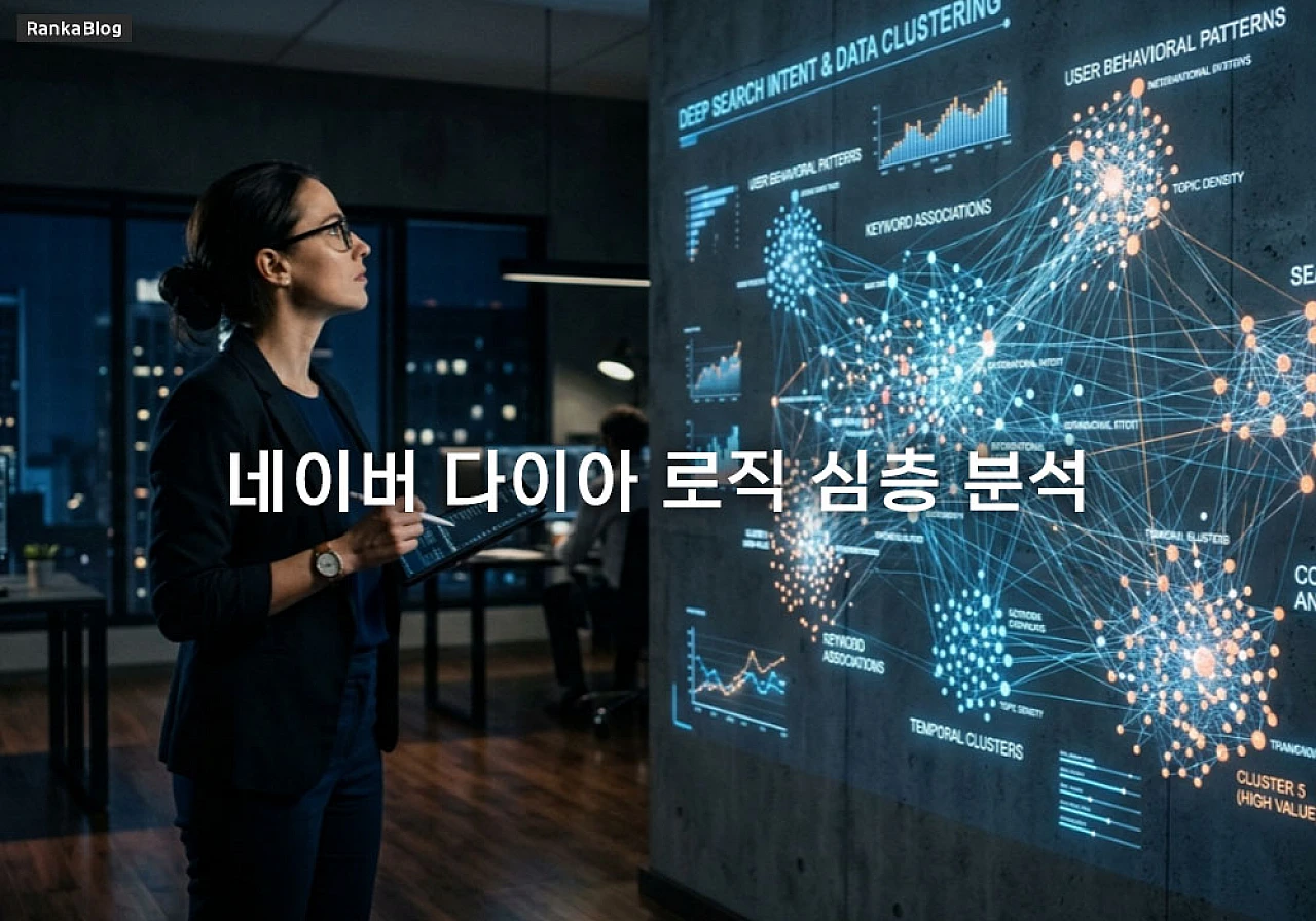 네이버 다이아 로직 심층 분석, 검색 의도 파악과 상위 노출 원리