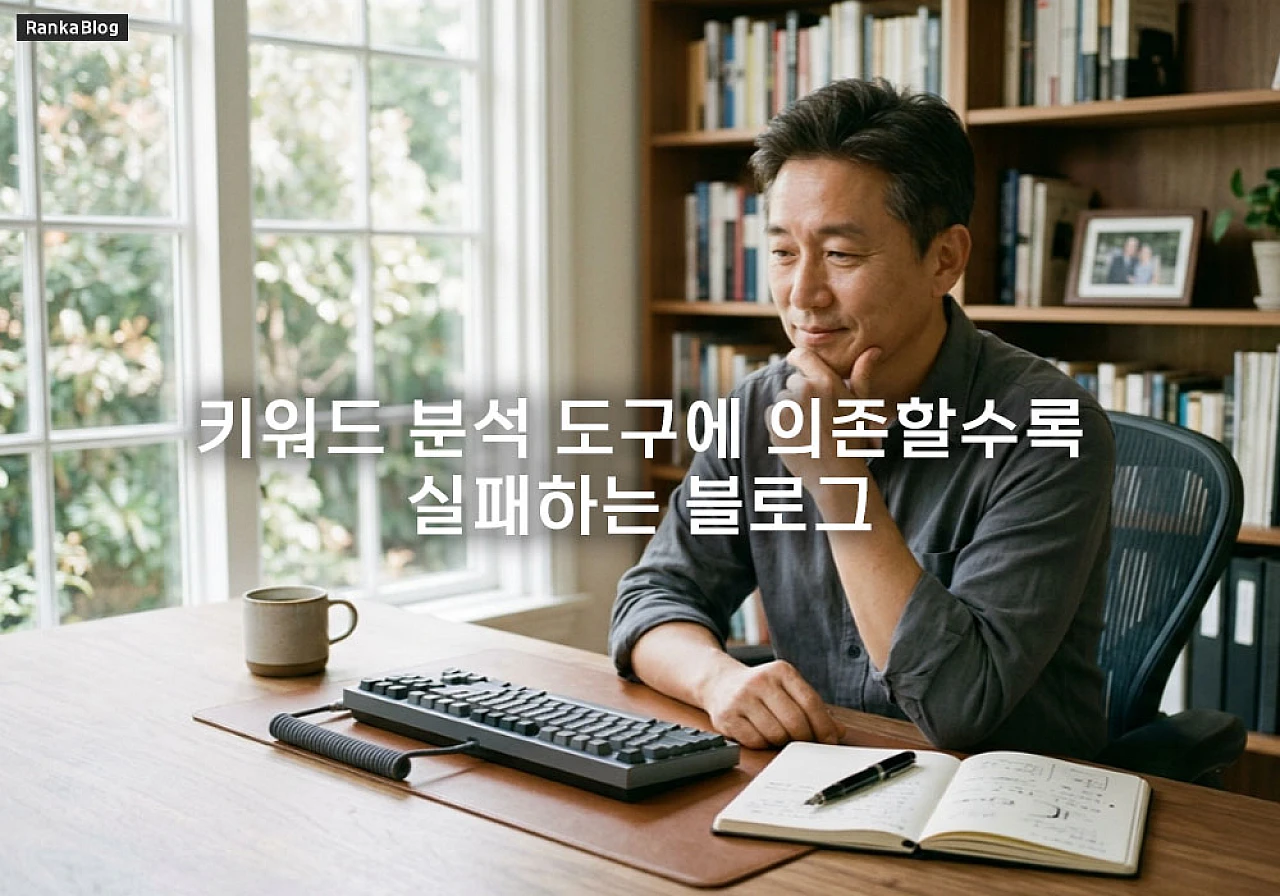 키워드 분석 도구에 의존할수록 실패하는 블로그 글쓰기 습관