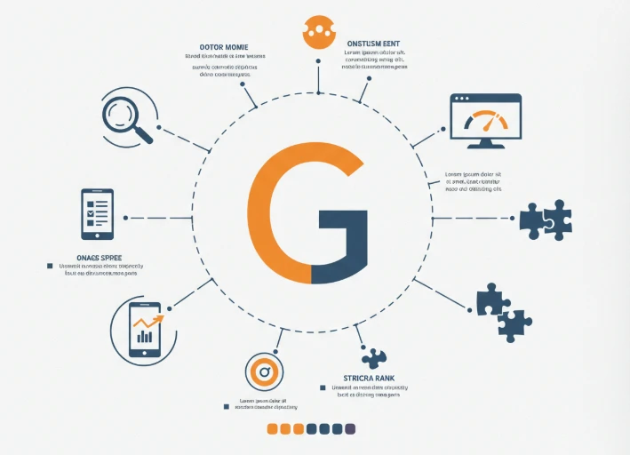 구글의 종합적인 검색 순위 평가 과정을 보여주는 다이어그램
