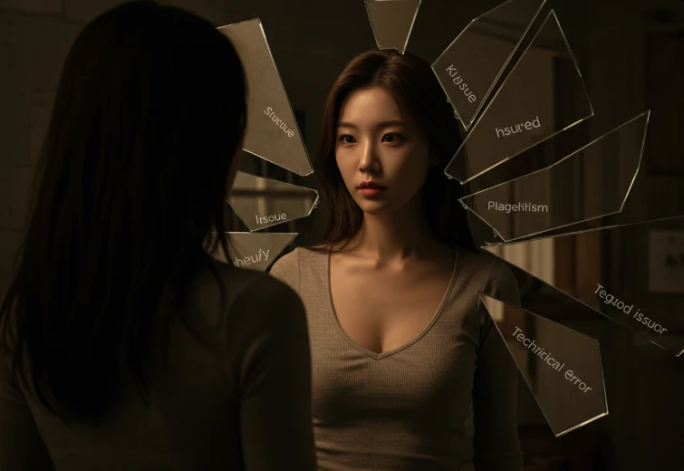 깨진 거울에 비친 저품질 블로그의 다양한 원인들
